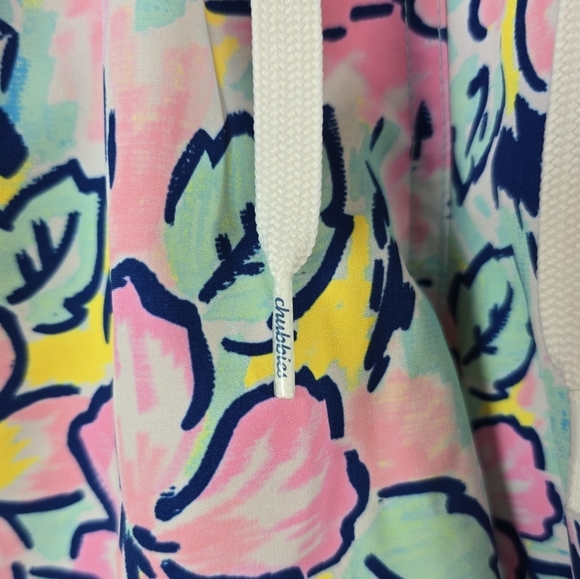 Chubbies Floral Print Drawstring Swim Trunks In Vaction Bloom Size Small - Picture 11 of 12